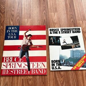2 Bruce Springsteen 84-85 Tour programmes